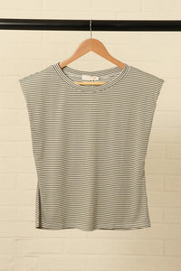 Short Sleeve Stripe Top