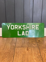 Load image into Gallery viewer, &#39;Yorkshire Lad&#39; Enamel Sign
