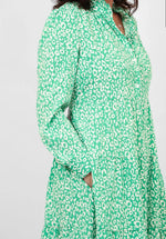 Load image into Gallery viewer, Leopard Collared Dress

