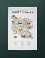 Load image into Gallery viewer, Cycle The Dales Tea Towel
