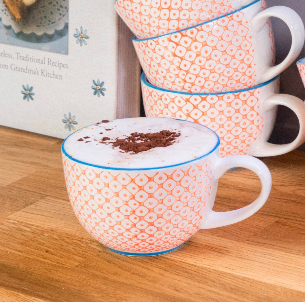 Patterned Cappuccino Cup