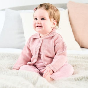 Baby Cardigan with Collar