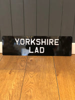 Load image into Gallery viewer, &#39;Yorkshire Lad&#39; Enamel Sign
