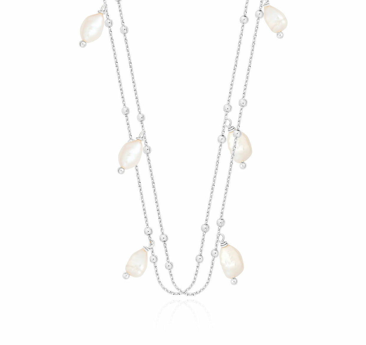 Joma Jewellery Pearl Wrap Necklace