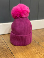 Load image into Gallery viewer, Cashmere Mix Pom Pom Hat
