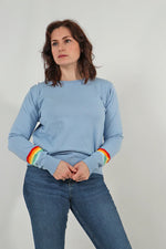 Load image into Gallery viewer, Rainbow Cuff Jumper
