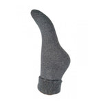 Load image into Gallery viewer, Plain Wool Blend Cuff Socks (Size 4-7)
