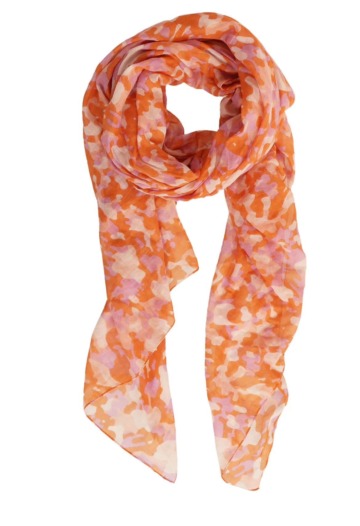 Patterned Scarf - Mustard