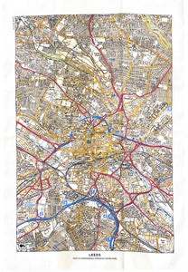 Map Tea Towel