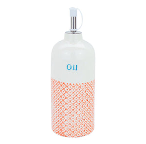 Patterned Oil/Vinegar Bottles
