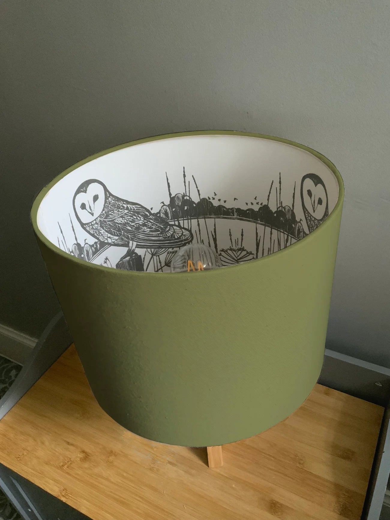 Barn Owl Lamp Shade