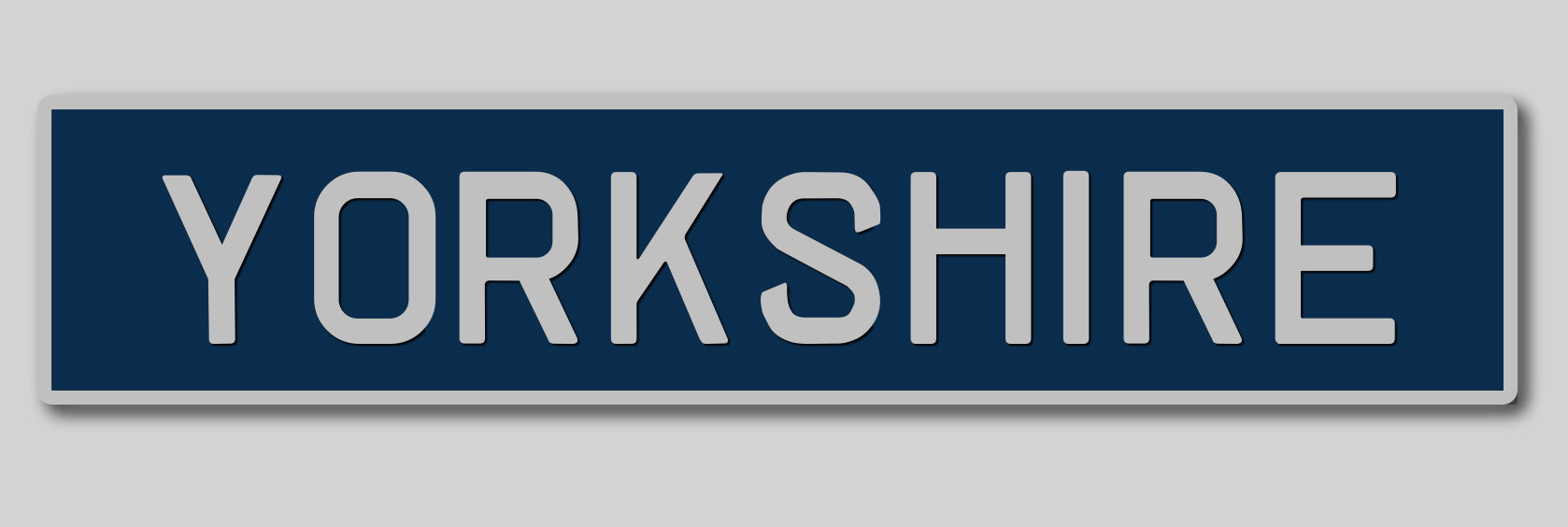 'Yorkshire' Enamel Sign