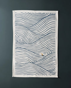 Swimming Stripes Tea Towel