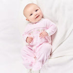 Load image into Gallery viewer, Baby Velour Sleepsuit
