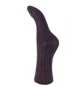 Ribbed Wool Blend Socks (Size 4-7)