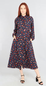 Leopard Maxi Shirt Dress