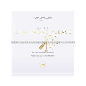 Joma Jewellery 'A Little' Champagne Please