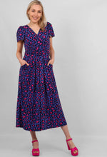 Load image into Gallery viewer, Leopard Wide Leg Jumpsuit - Blue
