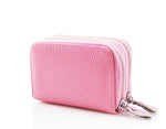 Load image into Gallery viewer, Leather Double Zip Card Holder
