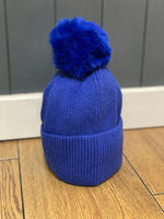 Load image into Gallery viewer, Cashmere Mix Pom Pom Hat
