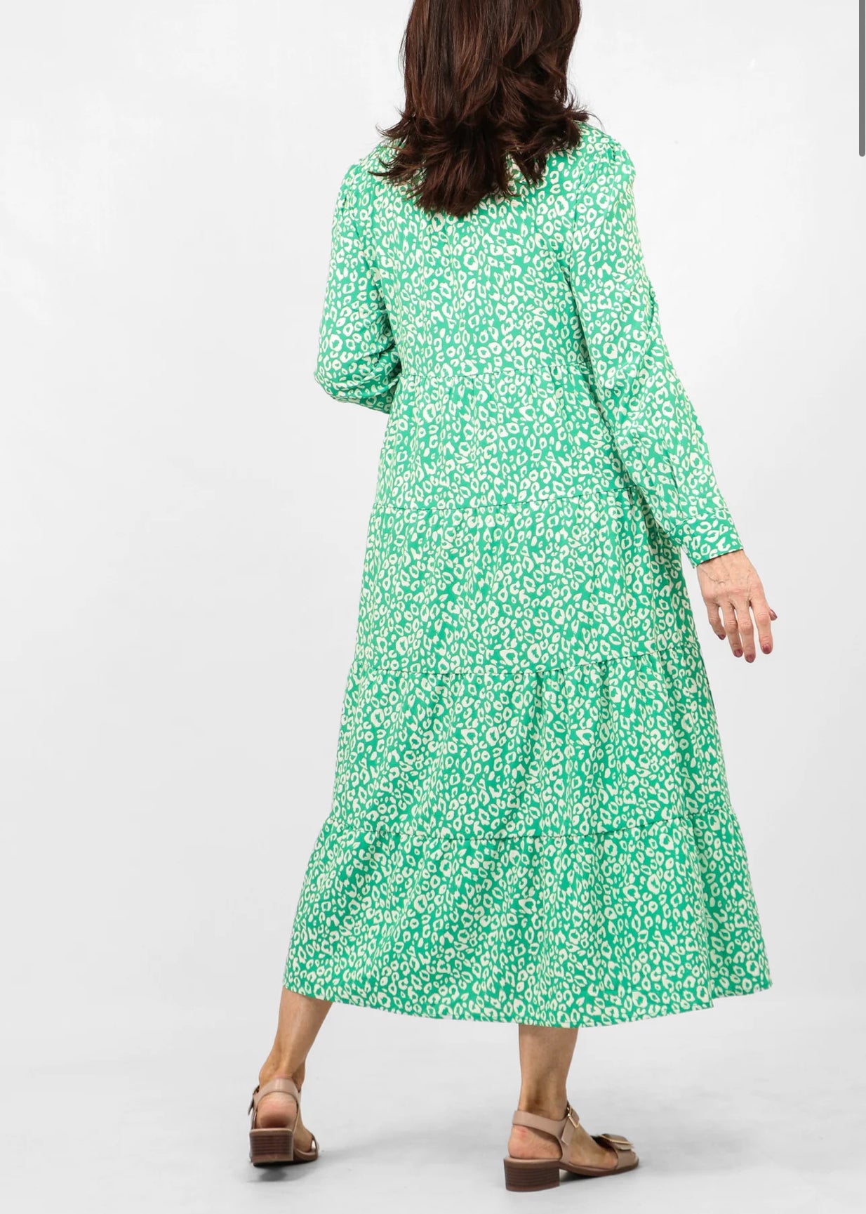 Leopard Collared Dress