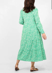 Leopard Collared Dress