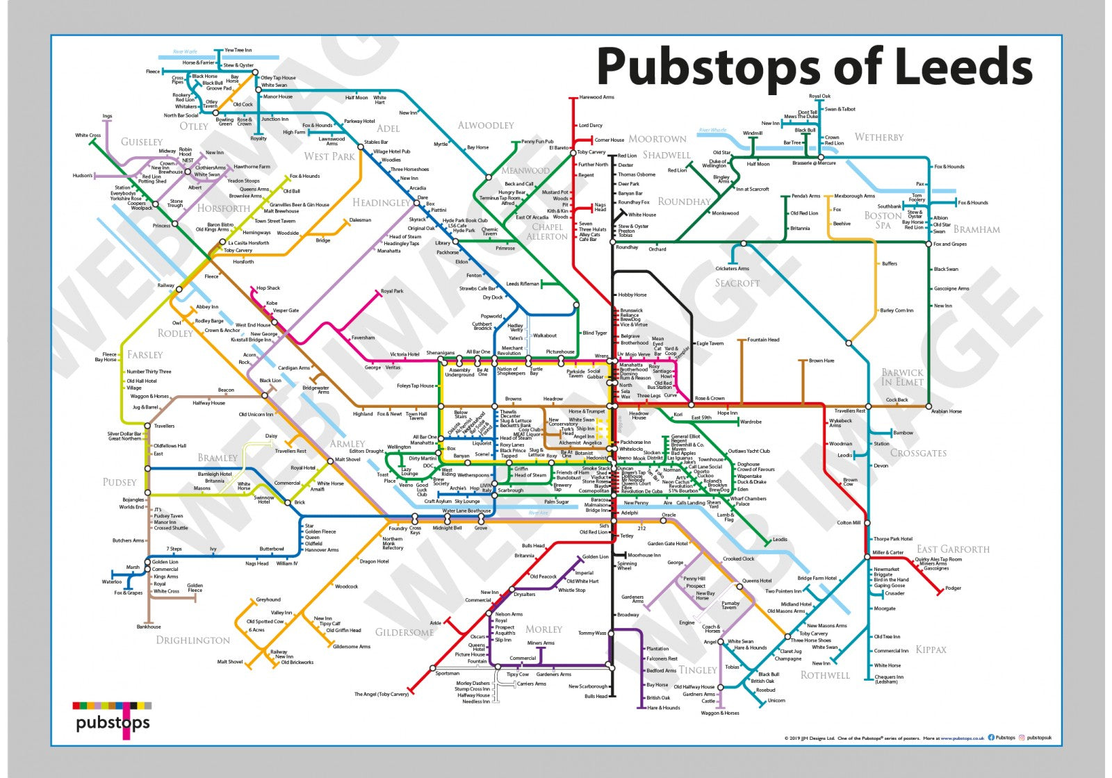 ‘Pubstops’ Print