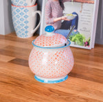 Load image into Gallery viewer, Patterned Sugar Bowl
