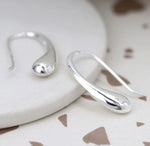 Load image into Gallery viewer, Earrings - Silver Drop

