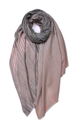 Load image into Gallery viewer, Cross Lines Cashmere Mix Scarf
