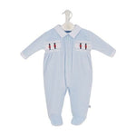 Load image into Gallery viewer, Baby Velour Sleepsuit
