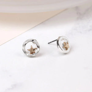 Earrings - Circle Studs