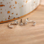 Load image into Gallery viewer, Earrings - Crystal Lobe Hugger
