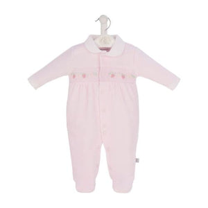 Baby Velour Sleepsuit