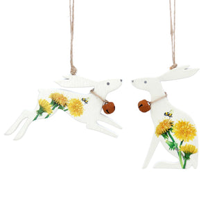 GG Easter Decoration - Wooden Hare