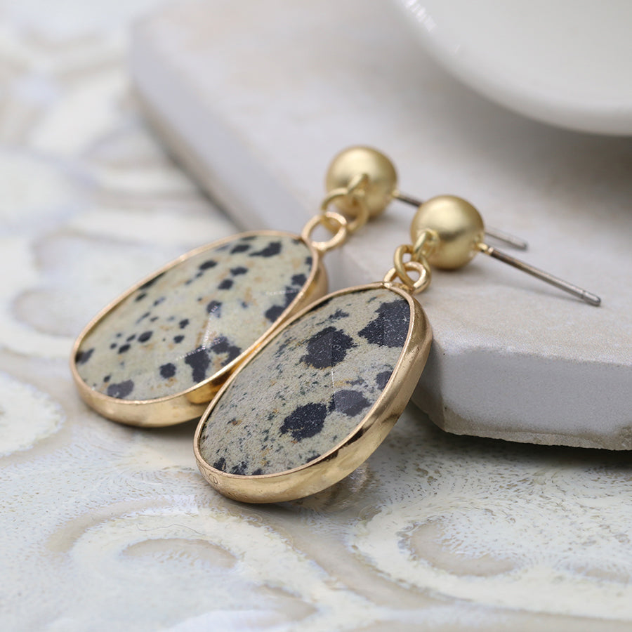 Earrings - Jasper