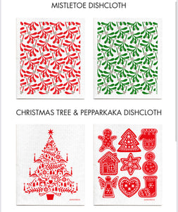 Christmas Jangneus Dishcloth