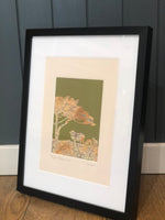 Load image into Gallery viewer, Framed Skipton Sheep &amp; Pine Picture
