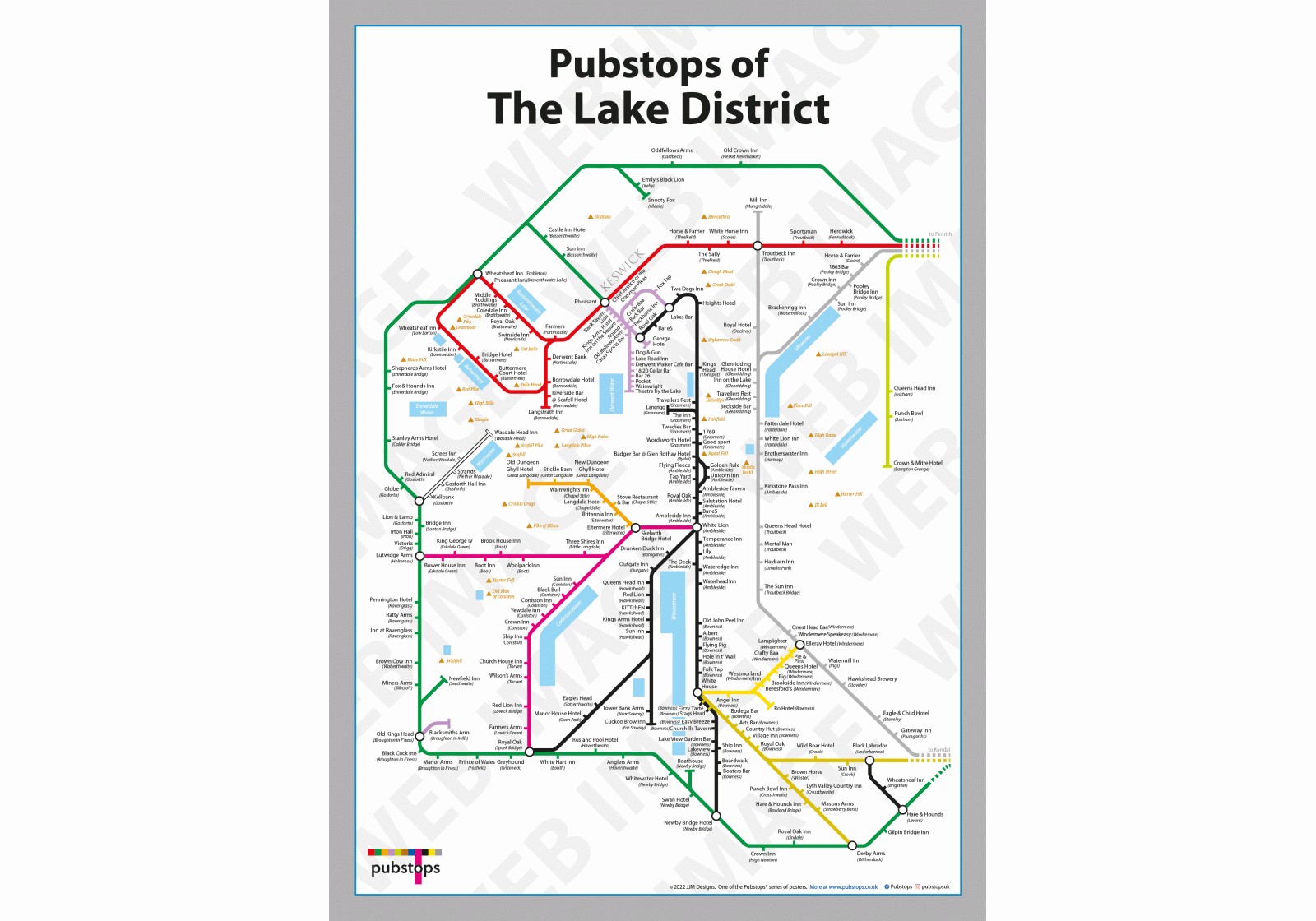 ‘Pubstops’ Print