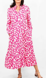 Load image into Gallery viewer, Leopard Collared Dress
