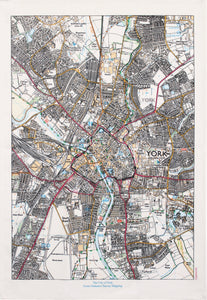 Map Tea Towel