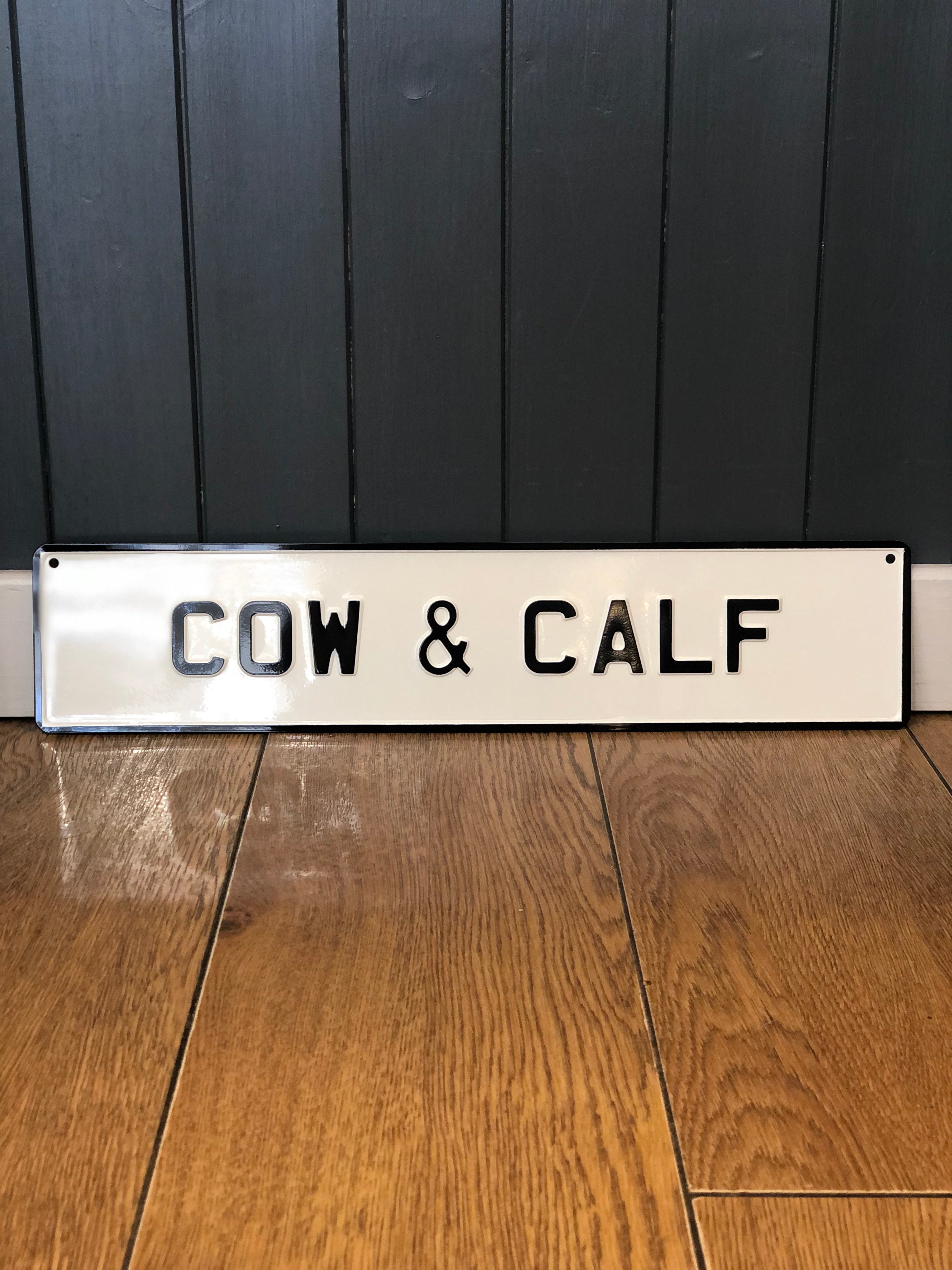 'Ilkley' Enamel Sign